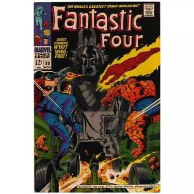 Buy Fantastic Four #80  - 1961 Series Marvel Comics Fine+ Full Description Below [b  • 41.62£