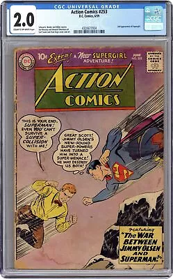 Buy Action Comics #253 CGC 2.0 1959 4320677004 • 81.54£