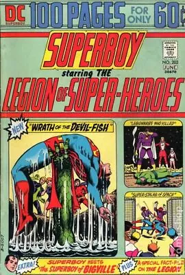 Buy Superboy #202 VG 4.0 1974 Stock Image • 12.81£