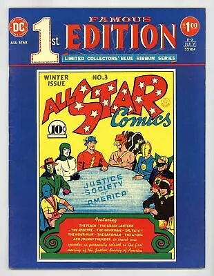 Buy Famous First Edition All Star Comics F-7 FN- 5.5 1975 • 13.20£