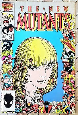 Buy The New Mutants #45 - VF - 1986 - Marvel 25th Anniversary - The Suicide Story  • 31.84£