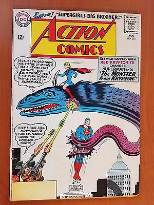 Buy DC Action Comics, Vol. 1 # 303 ( Aug 1963) The Monster From Krypton  • 23.26£