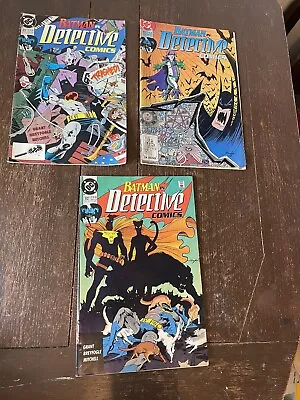 Buy 3 X Vintage Batman In Detective Comics (612, 613, 617) • 8£