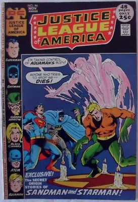 Buy Justice League Of America #94 (1971) Fn/vf 7.0   Origins Of Sandman And Starman! • 30£