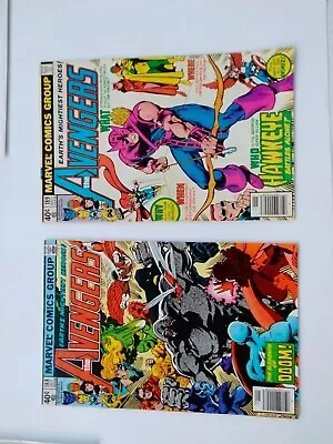Buy Avengers #188 189 Marvel 1979 Newsstand Hawkeye Thor Vision Scarlet Witch • 11.26£
