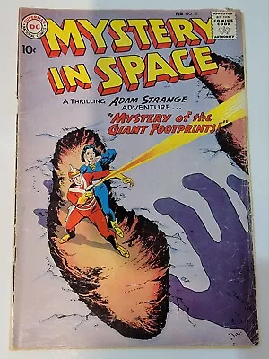 Buy Mystery In Space 57 VG- Early Adam Strange App 1959 Vintage Silver Age, Gil Kane • 30.29£