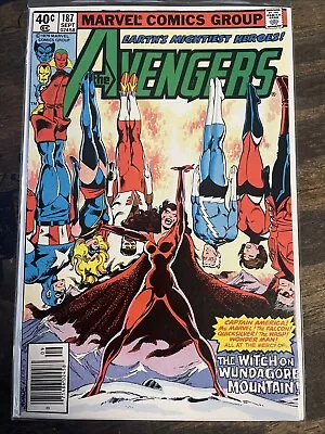 Buy Avengers #187 Origin Of Darkhold! Byrne/Austin Cover Marvel 1979 - VF* • 17.47£