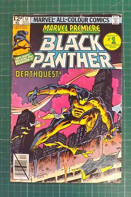 Buy GRAPHIC NOVEL BOOK COMIC MARVEL PREMIERE FEATURING BLACK PANTHER No.51 GN209 • 4.99£