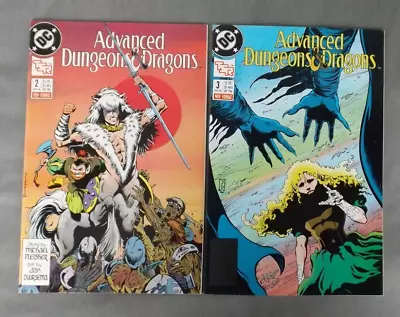 Buy Advanced Dungeons & Dragons #2 & #3 NM 1989 DC Comics TSR D&D RPG AD&D • 11.45£