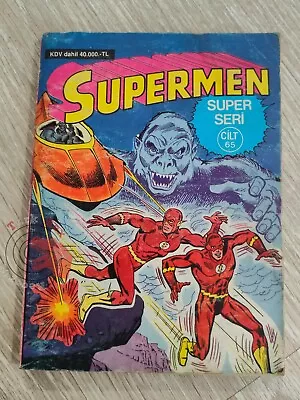 Buy Superman #65 Flash #123 #124 1994 Comic Turkish Turkey • 62.13£