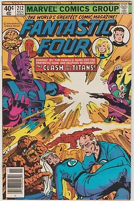 Buy FANTASTIC FOUR #212 (Marvel 1979) JOHN BYRNE GALACTUS Vf I Combine Shipping! • 10.09£