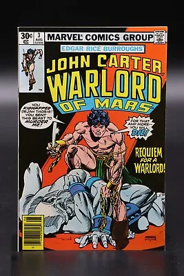 Buy John Carter Warlord Of Mars (1977) #3 Gil Kane Cover & Art Marv Wolfman VF+ • 7.77£