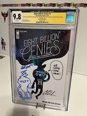 Buy Eight Billion Genies #1 Preview Edition (C2E2) CGC 9.8 SS/JSA Remarked 2x • 454.32£