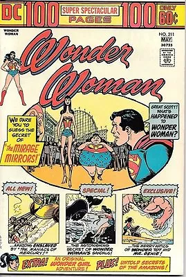 Buy Wonder Woman Comic Book #211, DC Comics 1974 VERY HIGH GRADE A • 73.77£
