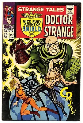 Buy STRANGE TALES #157 VG, Jim Steranko SHIELD, Dr. Strange, Marvel Comics 1967 • 23.30£