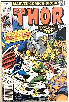 Buy Thor. # 275. 1st Series  Sept. 1978. John Buscema-cover. Vfn 8.0 • 5.49£