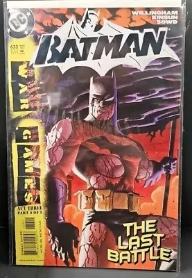 Buy BATMAN #633 Death Of Spoiler Rare Newsstand Variant [DC Comics, 2004] • 15.52£