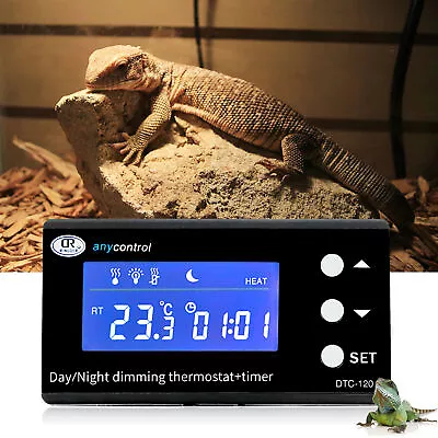 Buy SALE NEKOSUKI Reptile Terrarium With Digital LED Thermostat Controller, New • 29.90£