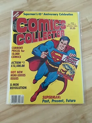 Buy Comics Collector Magazine #1 Superman Cover Krause 1983 Good Condition  • 3.33£