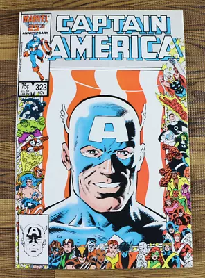 Buy 1986 Marvel Captain America #323 1st Appearance Super Patriot VF/VF+ • 17.71£
