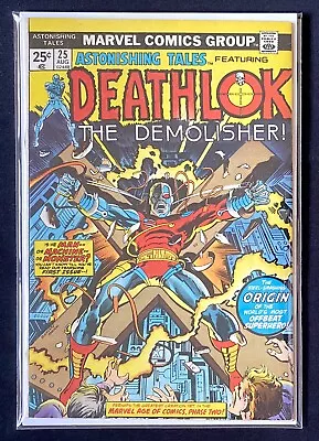 Buy Astonishing Tales 25 - 1st App Deathlok 1st George Perez Art (1974) Marvel • 62.12£