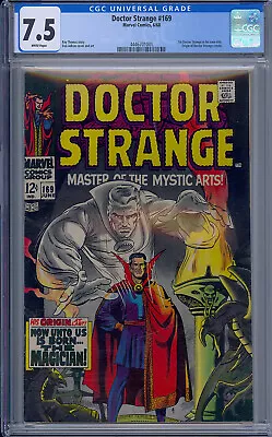 Buy Doctor Strange #169 Cgc 7.5 Tough White Pages 1st Issue Of Title • 427.13£