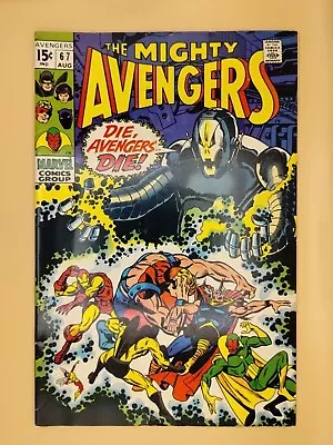 Buy AVENGERS #67 ~ 1969 Marvel Comics ~ 1st ULTRON Cover ~ Nice  • 26.40£
