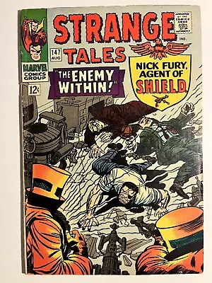 Buy Strange Tales#147-Nick Fury Agent Of Shield-Dr.Strange MId-Grade MCU-1966 • 7.92£