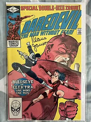 Buy Daredevil #181 - Death Of Elektra - Key Issue HOT COMIC Signed By Klaus Janson • 58.25£