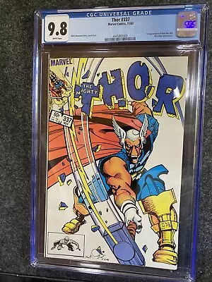 Buy Marvel Comics Thor #337 CGC 9.8 First Beta Ray Bill • 333.93£