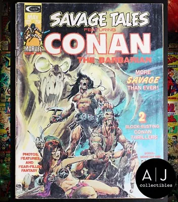 Buy Savage Tales Featuring Conan The Barbarian #4 VG/FN Marvel Magazine Neal Adams • 10.06£