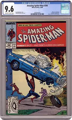Buy Amazing Spider-Man #306D CGC 9.6 1988 4364563007 • 74.55£