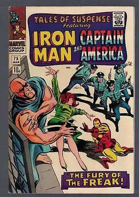 Buy Marvel Comics Tales Of Suspense 75 1st Peggy Carter Batroc Avengers 6.0 FN • 209.99£