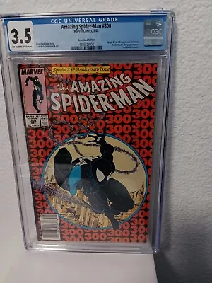 Buy Amazing Spider-Man #300 - Marvel Comics 1988 CGC 3.5 Origin + 1st App Venom • 217.45£