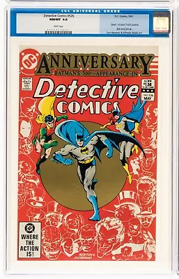 Buy Detective Comics #526 CGC 9.8 White Pages (Dc 1983) Batman's 500th Appearance • 115.71£