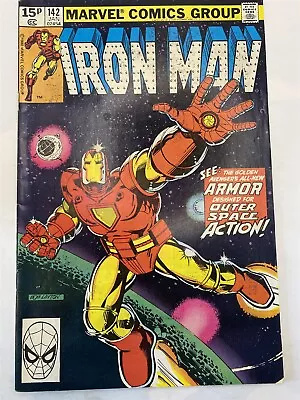 Buy INVINCIBLE IRON MAN #142 UK Price Marvel Comics - 1981 FN • 4.95£