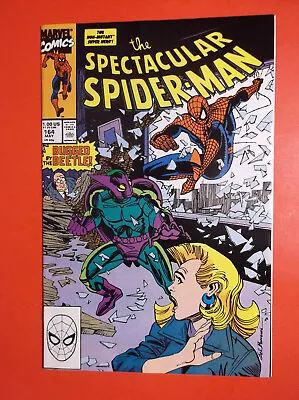Buy Spectacular Spider-man # 164 - Fine 6.0 - Bugged By The Beetle - 1990 Buscema • 4.08£