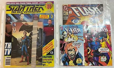 Buy Vintage Flash #88, Post Cereal Batman, Pizza Hut-X Man #1-2 Comics + Voyager #30 • 31.06£