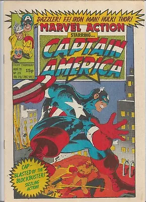 Buy Marvel Action Starring Captain America #26 Weekly VG (1981) Marvel Comics UK • 3.75£