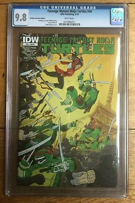 Buy Teenage Mutant Ninja Turtles #44 1:10 Galusha Variant Key CGC 9.8 0274980011 • 89.95£