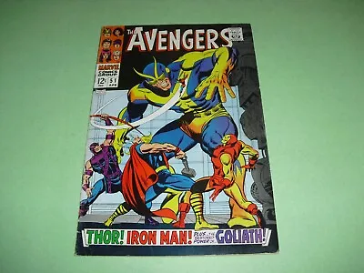 Buy Avengers #51 In F/VF 7.0 COND From 1968! Marvel FN Fine Very Unrestored B335 • 27.95£