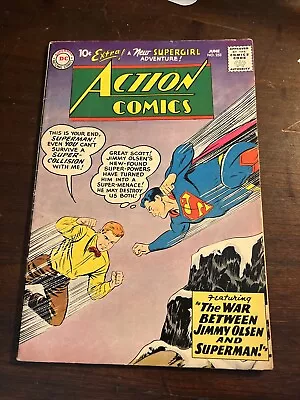 Buy Action Comics #253 (DC Comics 1959) Silver Age 2nd Supergirl Curt Swan • 155.32£
