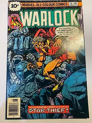 Buy WARLOCK #13 UK Price Marvel Comics 1976 VF/NM • 7.95£