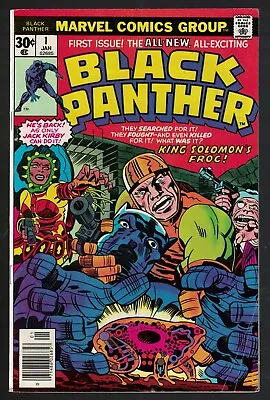 Buy Marvel Comics 1- 5 Run Black Panther 8.0 VFN  White 1977 1st Print Bundle VG+ FN • 125£