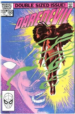 Buy Daredevil  # 190   NEAR MINT   January 1983    Black Widow, Kingpin, Stick App. • 21.78£