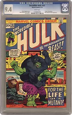 Buy Incredible Hulk #161 CGC 9.4 1973 1134406003 • 166.97£