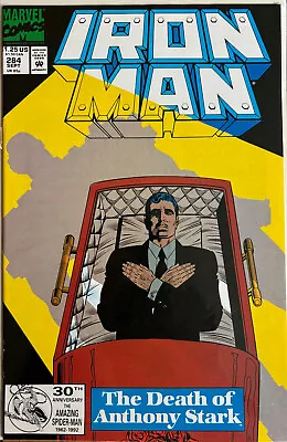 Buy IRON MAN, MARVEL COMICS, #284, 1992, FIRST ED. (Qty. 2 Total) VERY GOOD • 24.85£