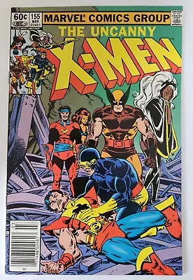 Buy Uncanny X-Men #155 1st Team Appearance Of The Brood & Brood Queen (1982) • 10.87£