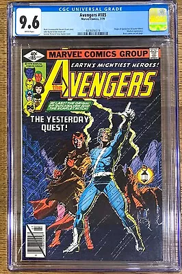 Buy The Avengers #185 CGC 9.6 Key Issue: Origin Scarlet Witch.  1979 Marvel Comics. • 79.99£