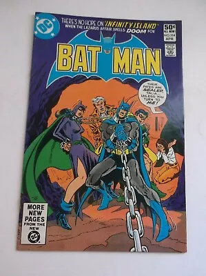 Buy Dc: Batman #334, Bondage Cover, Featuring Catwoman/talia Al Ghul, 1981, Vf-!!! • 27.17£